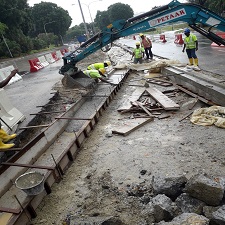 JURONG ISLAND X SERAYA PLACE ROAD WIDENING WORK (3)